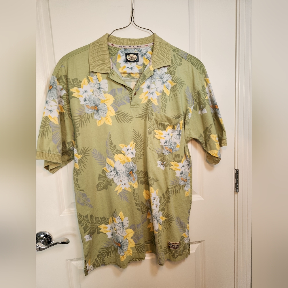 Men's Tommy Bahamma Green Floral Shirt